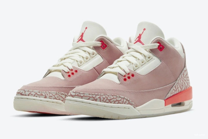 Reps TB CK9246-600 3 Pink (W) Retro Rust Jordan 0822